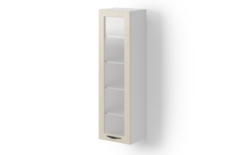 Kitchen showcase cabinet Simon 37, Aspen beige  1