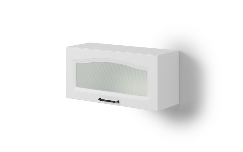 Kitchen showcase cabinet Mathis 40, white  1