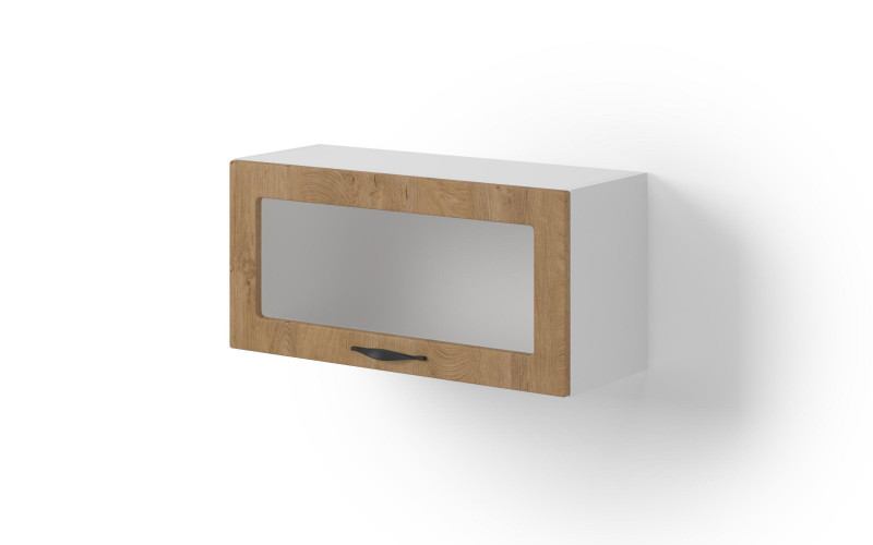 Kitchen showcase cabinet Simon 40, Classic oak  1