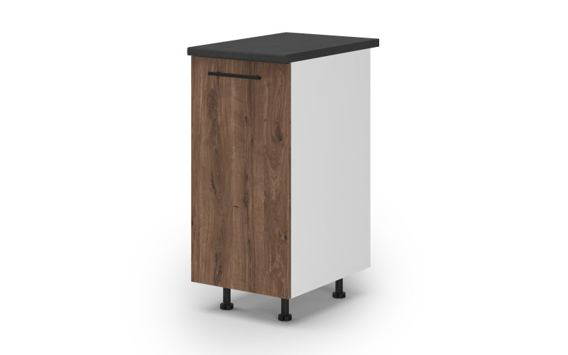 Kitchen cabinet Dakota 04, dark Scandinavian oak  1