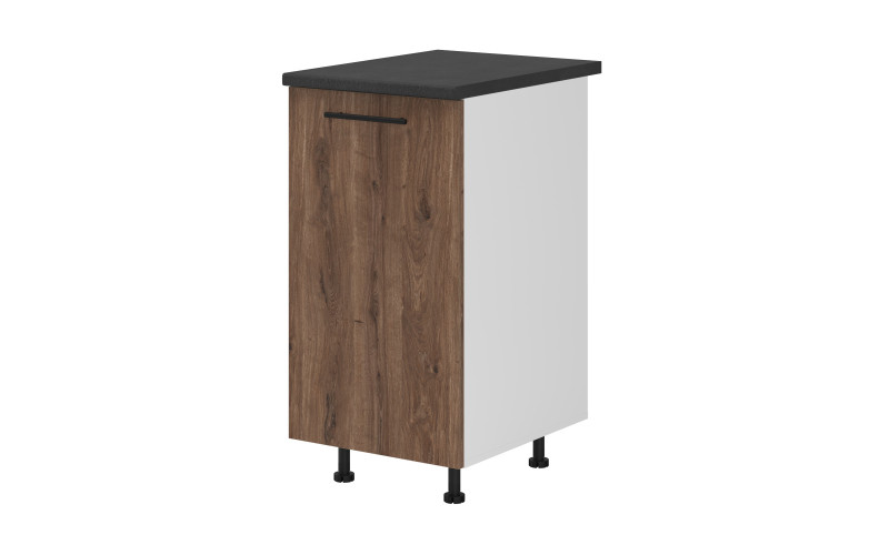 Kitchen cabinet Dakota 05, dark Scandinavian oak  1
