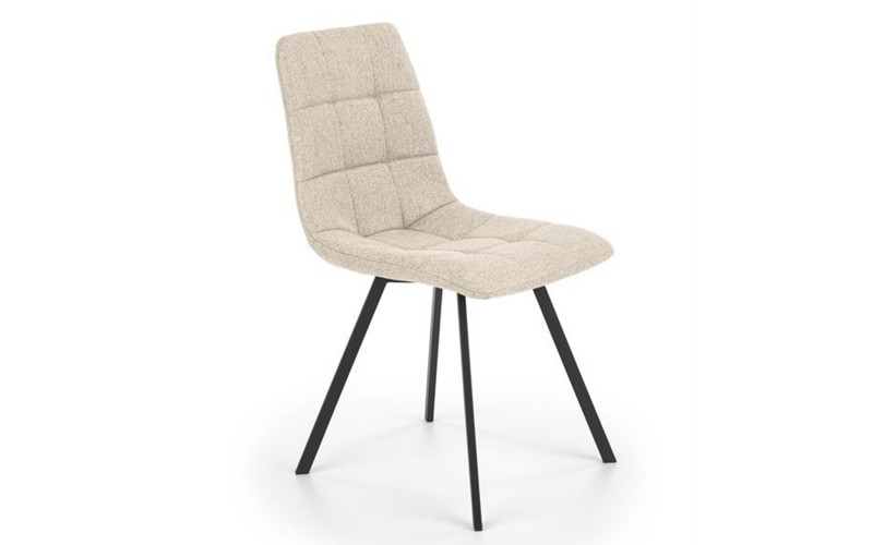 Dining chair Arte, beige + black  1