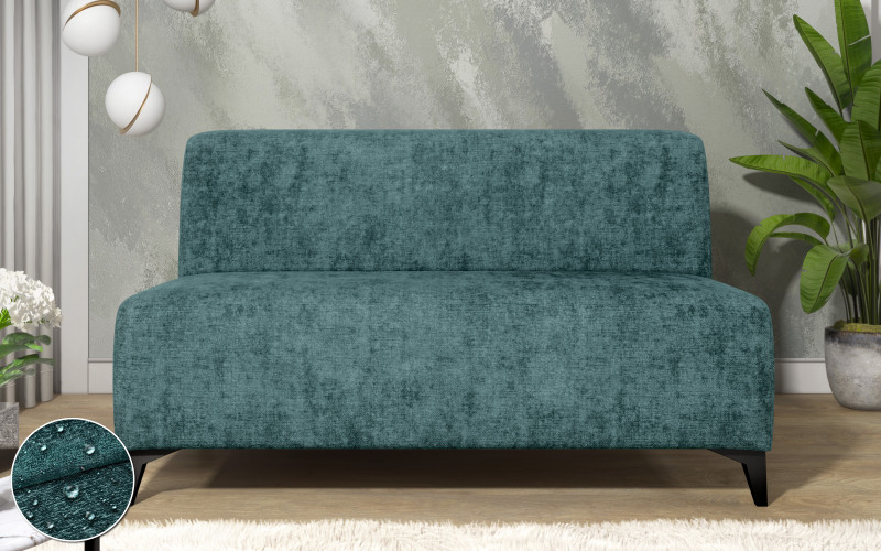 Sofa Aruba, two-seater, turquoise  1