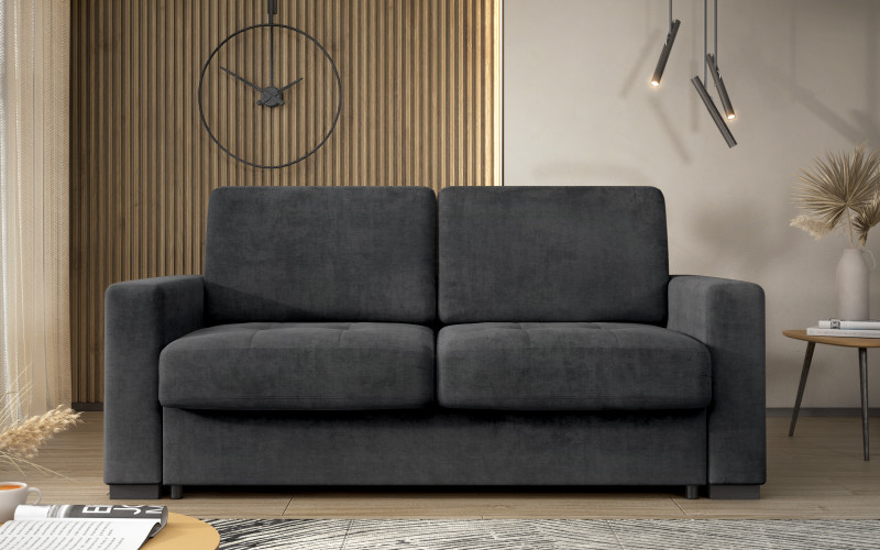 Extendable sofa Barion, dark grey  1