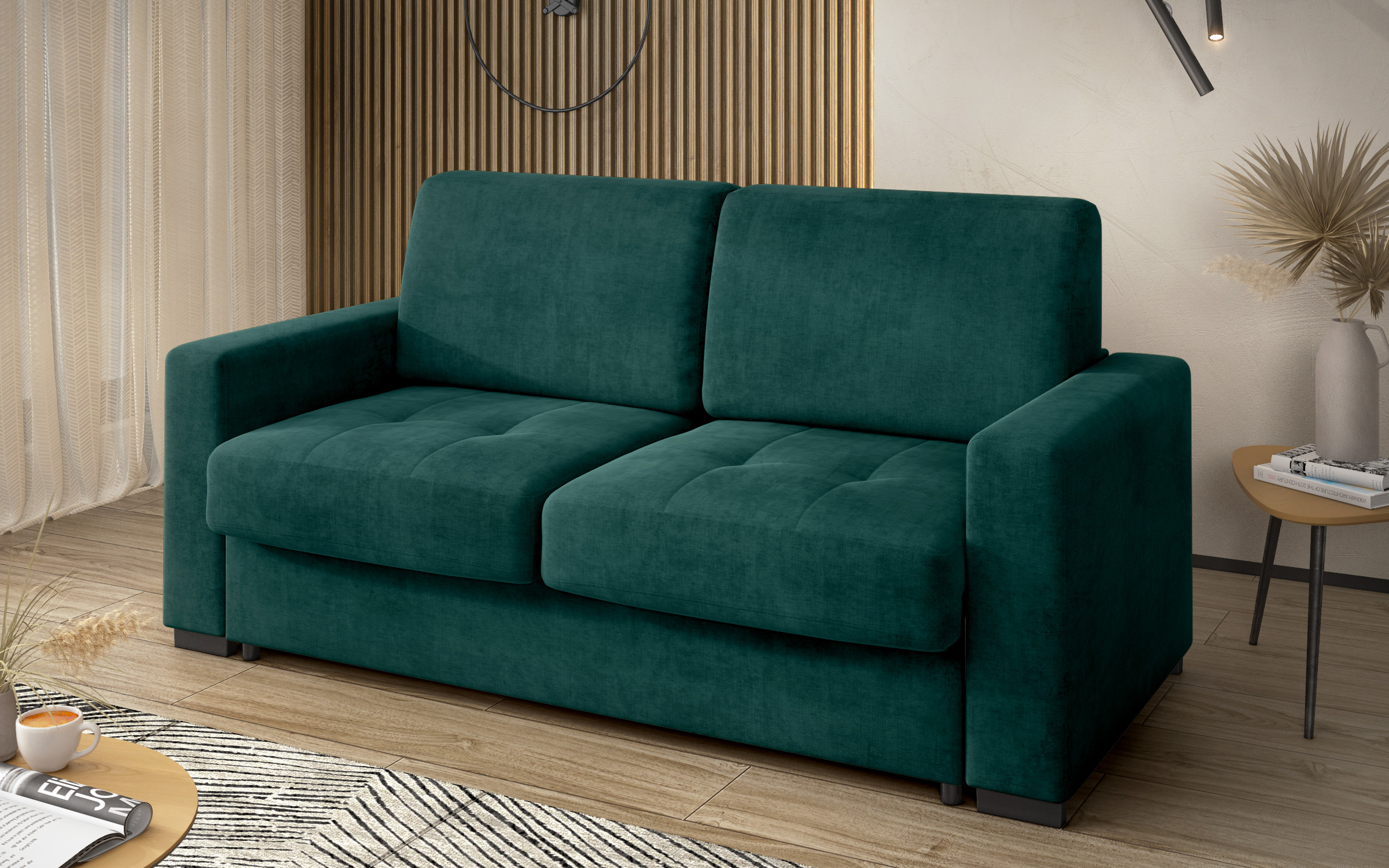 Extendable sofa Barion, turquoise  4