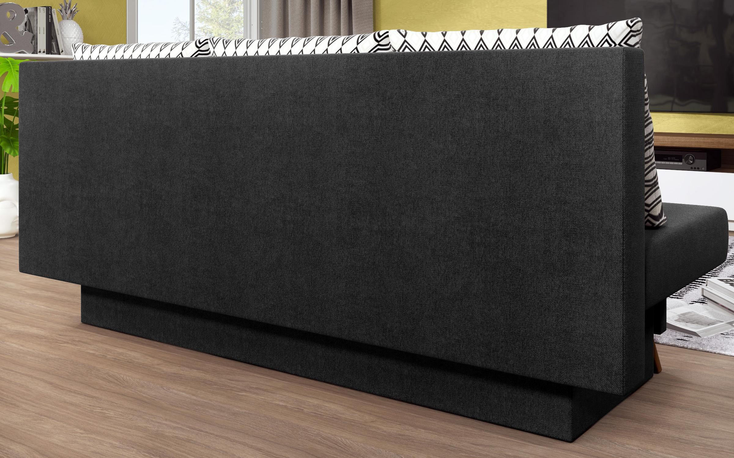 Extendable sofa Marty, black  5