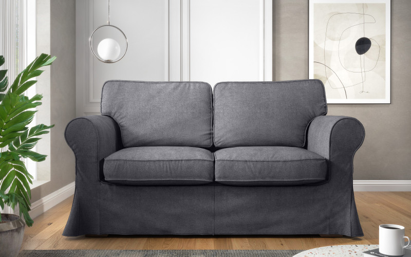 Sofa Soho, two-seater, grey  1