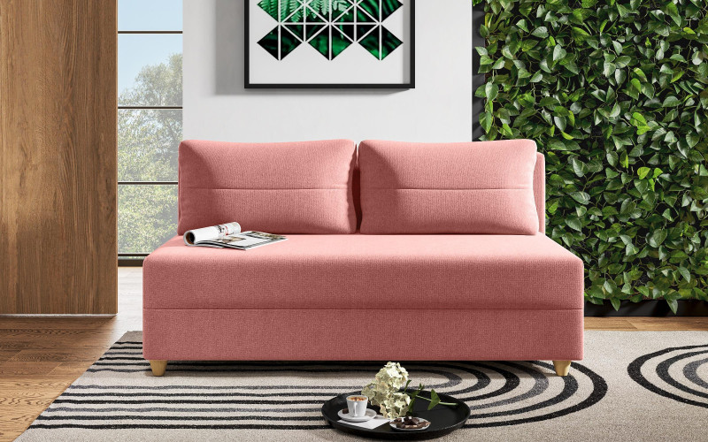 Extendable sofa Kami, coral  1