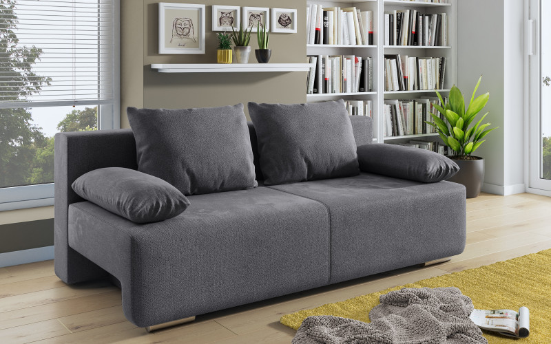 Extendable sofa Keira, grey  1