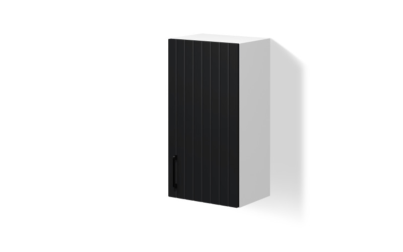 Kitchen cabinet Ava 23, black velvet  1