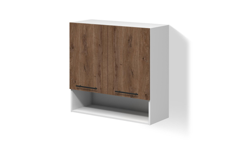 Kitchen cabinet Dakota 33, dark Scandinavian oak  1