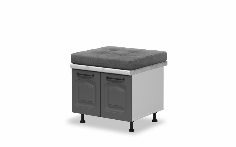 Kitchen cabinet + cushion Matis 19, anthracite matt  1