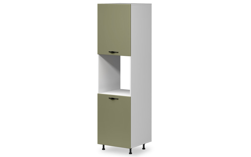 Column cabinet for stove Simon 39, olive  1