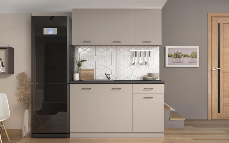 Kitchen with included thermo countertop Lora 5, cashmere  1