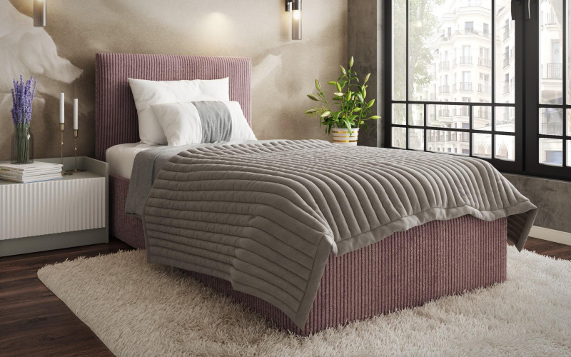 Bed for mattress 90/200 Elite, ash rose  1