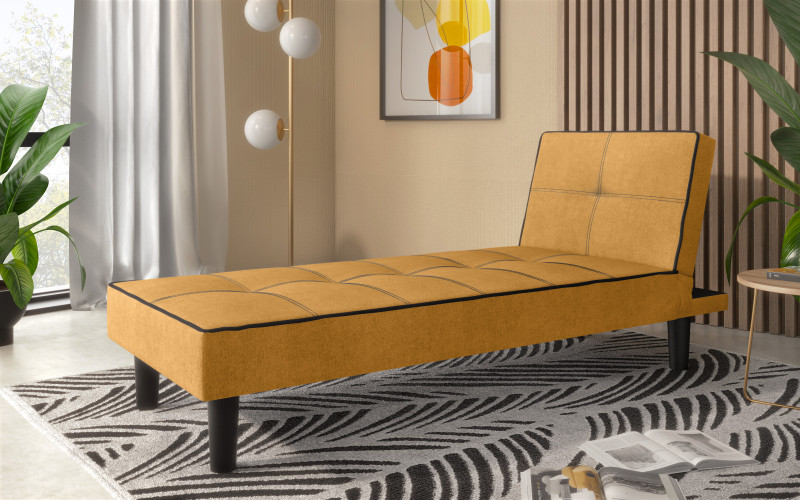 Chaise longue Fredo, orange  1