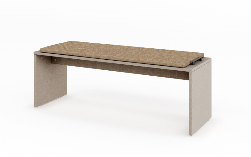 Bench Arson M06, dark beige + white gloss  1