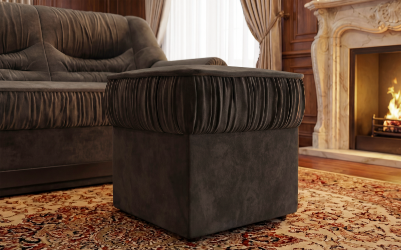 Ottoman Imperial, dark brown  1