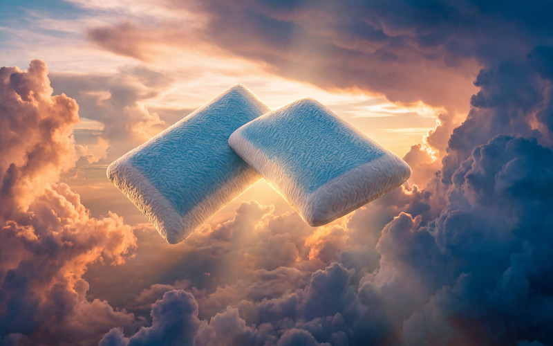 Set of 2 pillows 68/40 Gel Comfort,   1