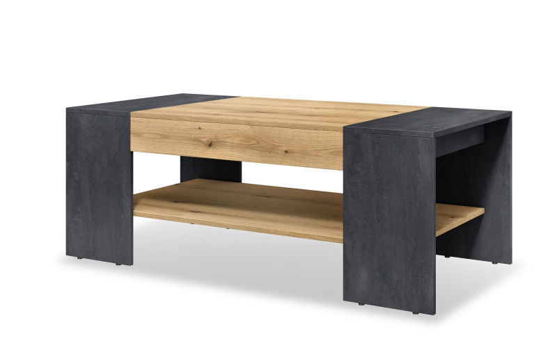 Coffee table Ines, Magma + Evoke oak  1