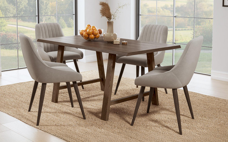 Dining table Claris, walnut  1