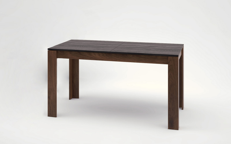 Extendable dining table Bronx M06, Brandy Castello oak + carbon wood  1