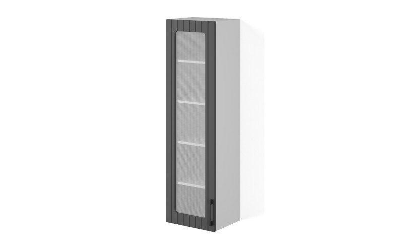 Kitchen showcase cabinet Ava 37, graphite  1