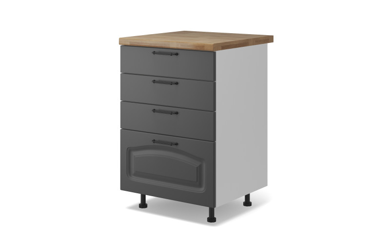 Kitchen cabinet Mathis 15, graphite  1