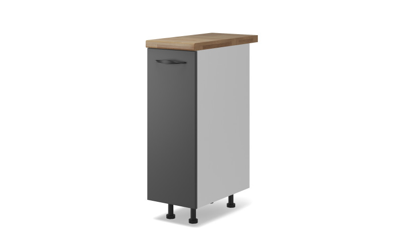 Kitchen cabinet Simon 02, graphite  1