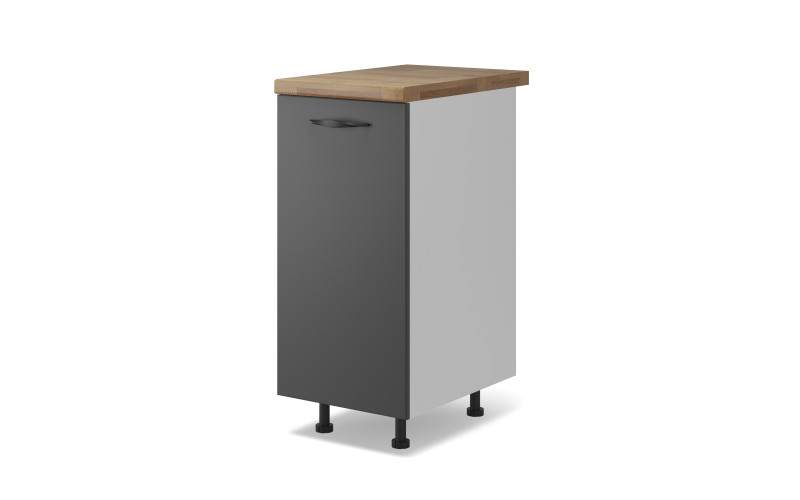 Kitchen cabinet Simon 04, graphite  1