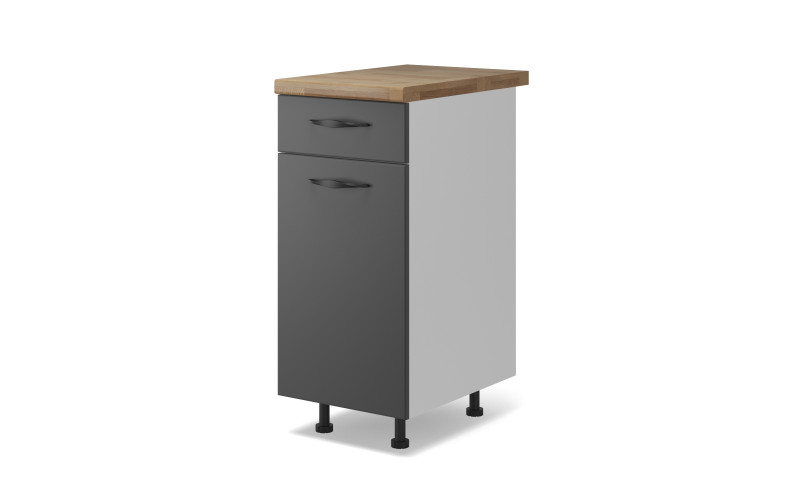 Kitchen cabinet Simon 11, graphite  1
