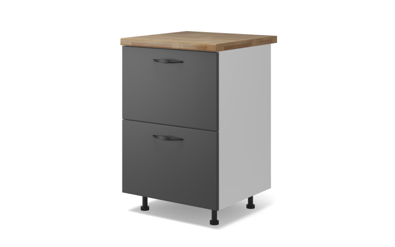 Kitchen cabinet Simon 16, graphite  1
