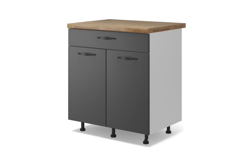 Kitchen cabinet Simon 51, graphite  1