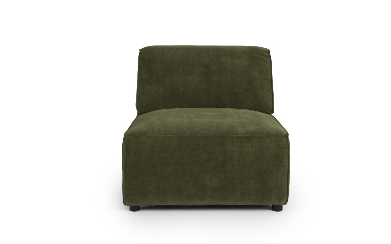 Armchair from a modular sofa Verso, dark green  3