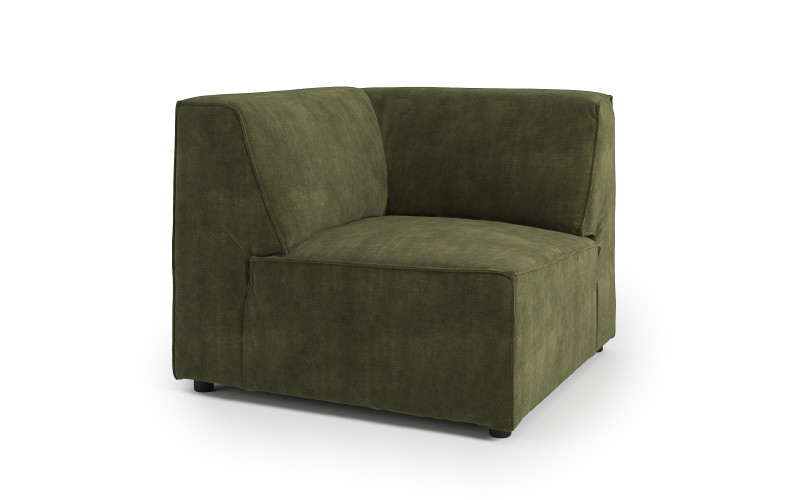 Corner module from a sofa Verso, dark green  3