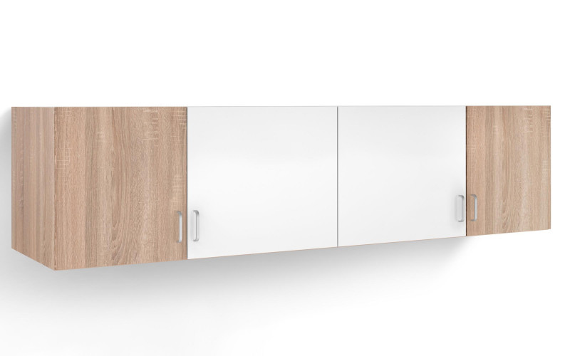 Upgrade for wardrobe Porto, Sonoma oak + white gloss  1