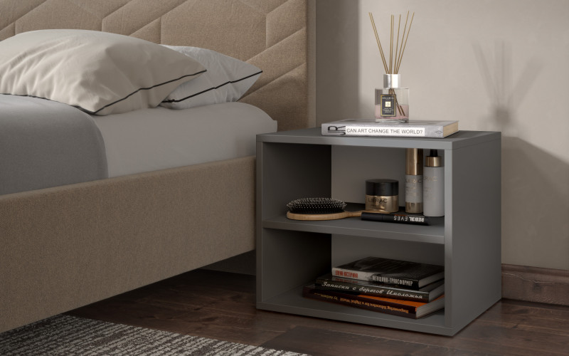 Nightstand Maya, anthracite matt  1