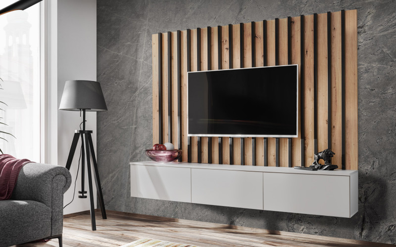 Wall module Ramira, Artisan oak + pearl  1