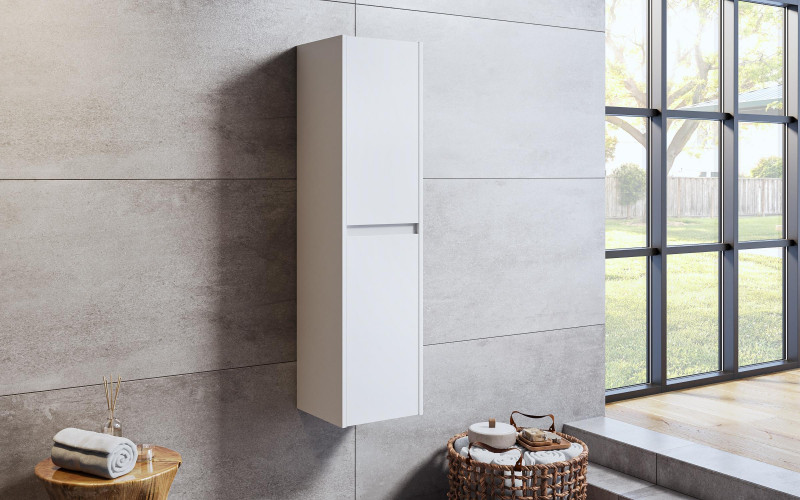 PVC bathroom column ICP 3012WT, white  1