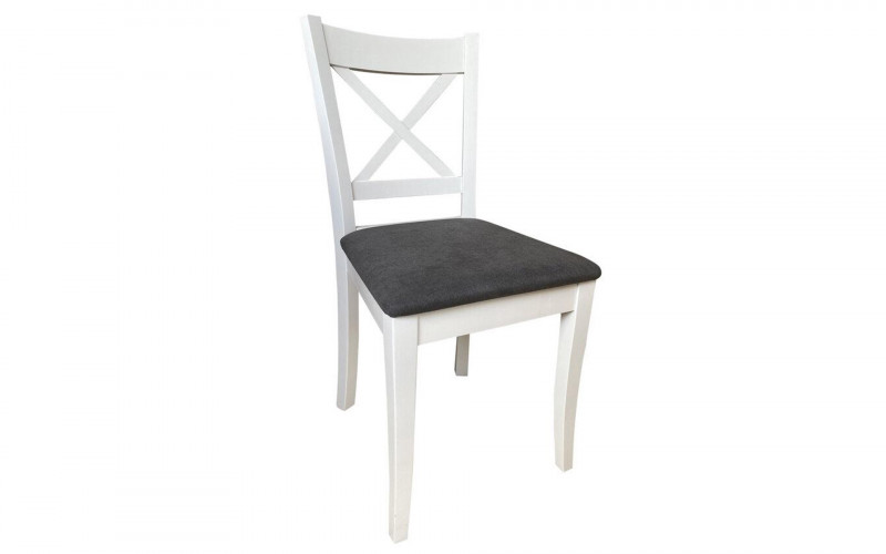 Dining chair Liko, white + grey  1