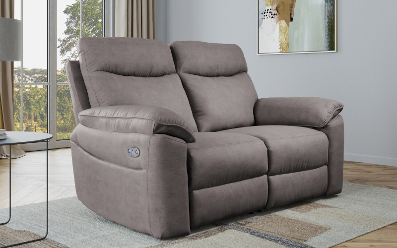Two-seater recliner /with electric mechanism/ Adesto, grey  1