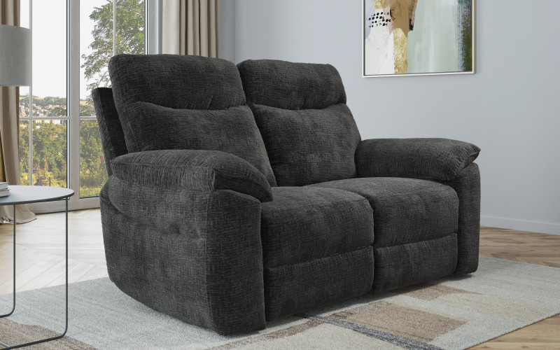 Two-seater recliner /without mechanism/ Adesto, dark grey  3