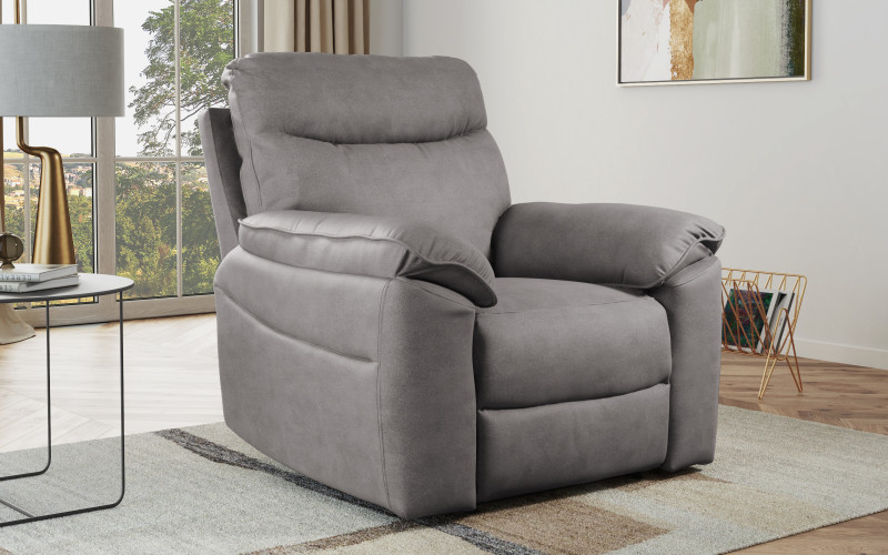 Armchair recliner /without mechanism/ Adesto, grey  1
