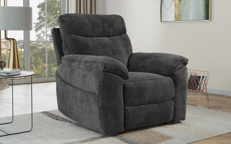 Armchair recliner /without mechanism/ Adesto, dark grey  1