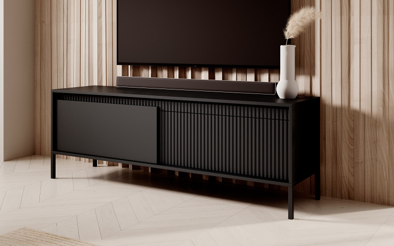 TV cabinet Samina 153, black  1