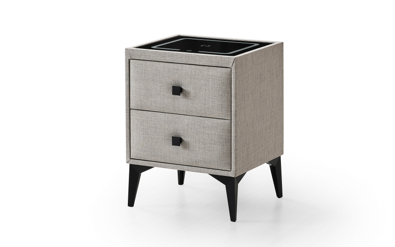 Nightstand Florence Smart, grey  1