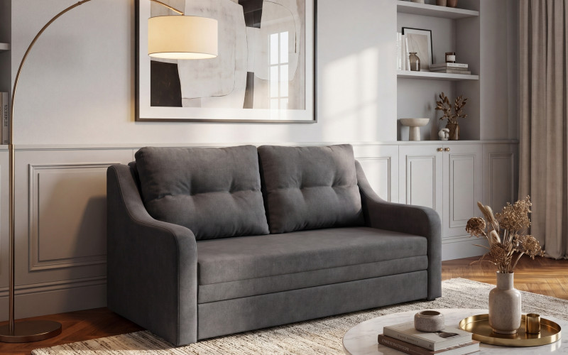 Extendable sofa Senso, grey brown  1