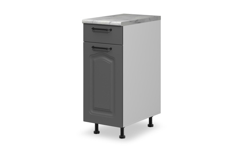 Kitchen cabinet Matis 10, right, anthracite matt  1