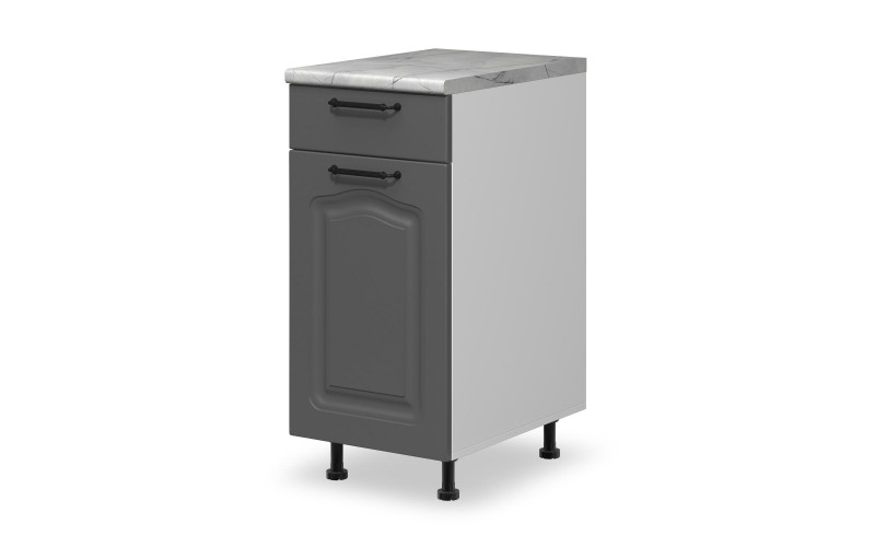 Kitchen cabinet Matis 11, right, anthracite matt  1