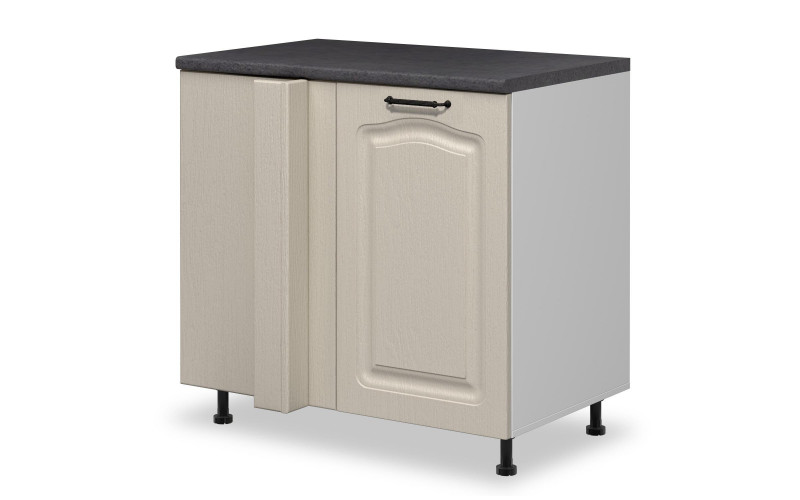 Kitchen cabinet Matis 18, corner left, Aspen Beige  1